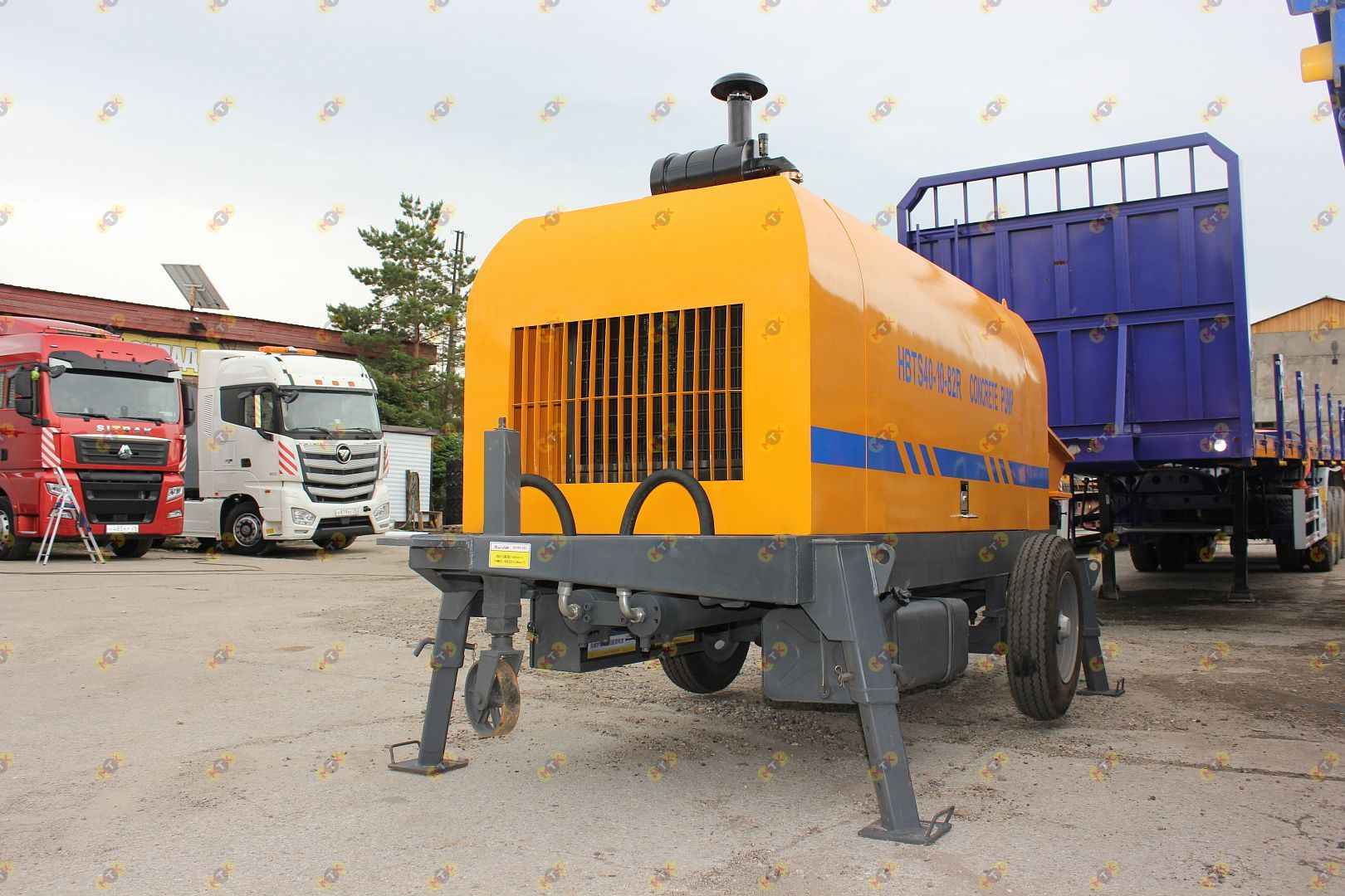 Бетононасос HBTS40-10-82R 49