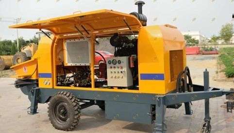 Бетононасос дизельный HBTS40-11-82R 3