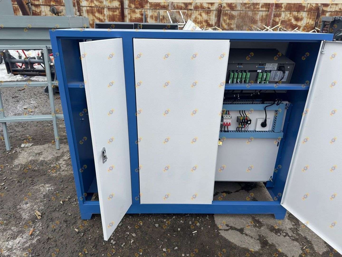 Двухвальный бетоносмеситель JS 1000 со скипом 19