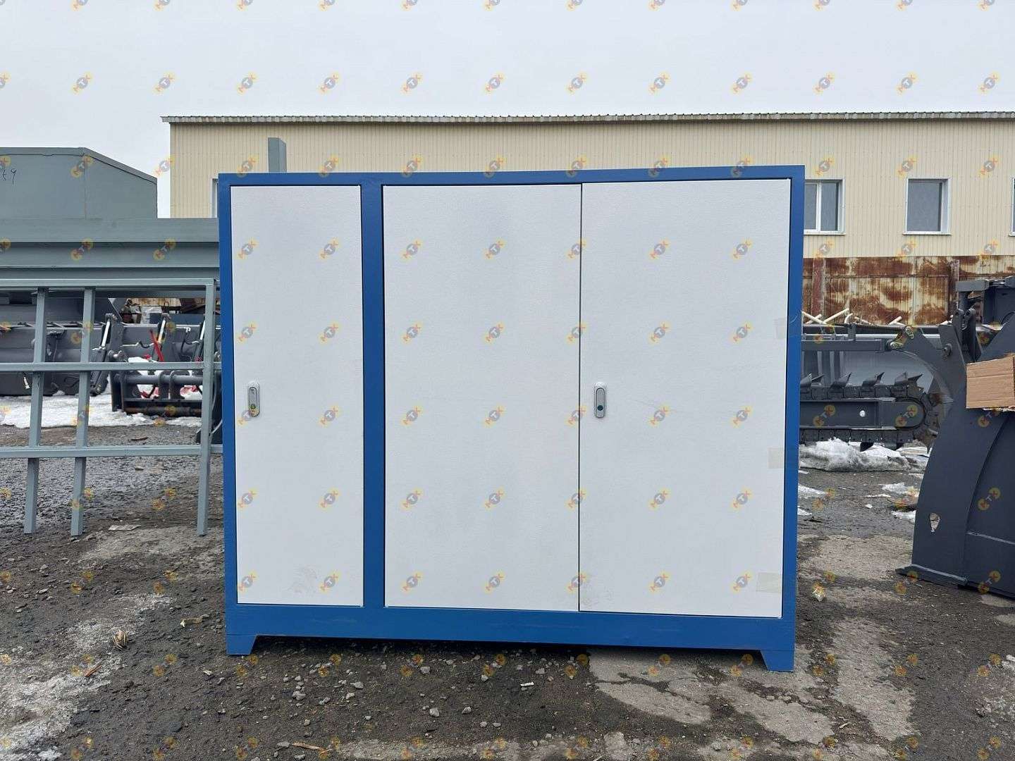 Двухвальный бетоносмеситель JS 1000 со скипом 20