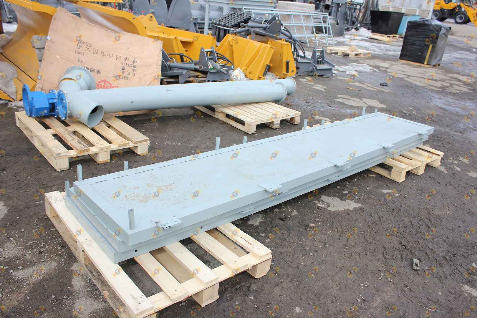 Двухвальный бетоносмеситель JS 1000 со скипом 18