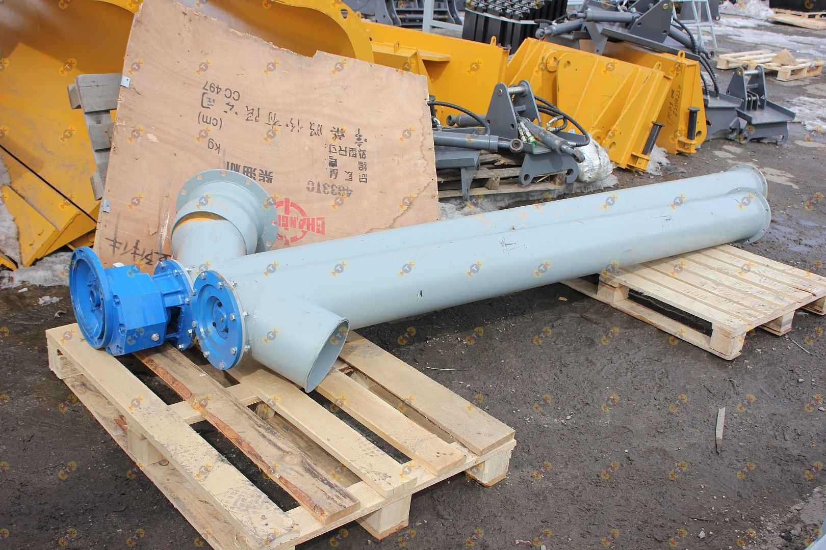 Двухвальный бетоносмеситель JS 1000 со скипом 17