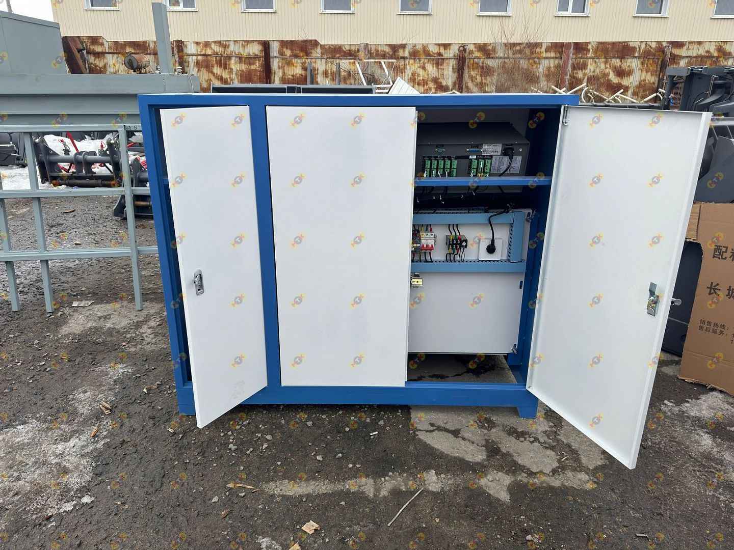 Двухвальный бетоносмеситель JS 1000 со скипом 21