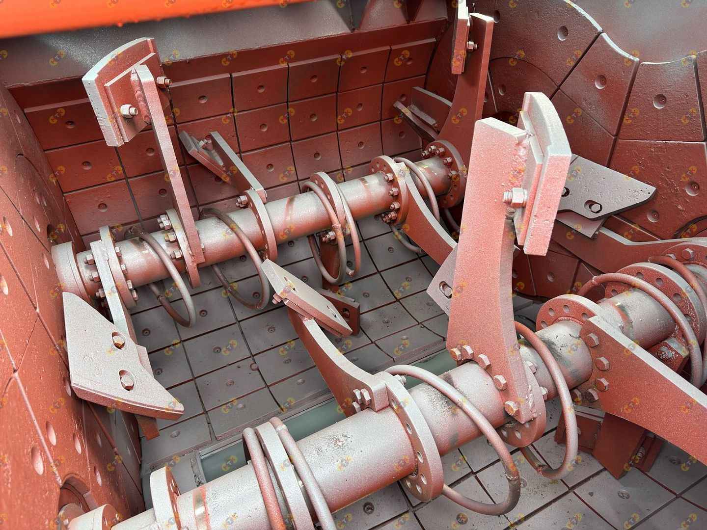 Двухвальный бетоносмеситель JS 1000 со скипом 49