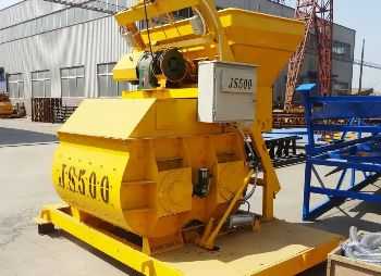 Двухвальный бетоносмеситель JS500