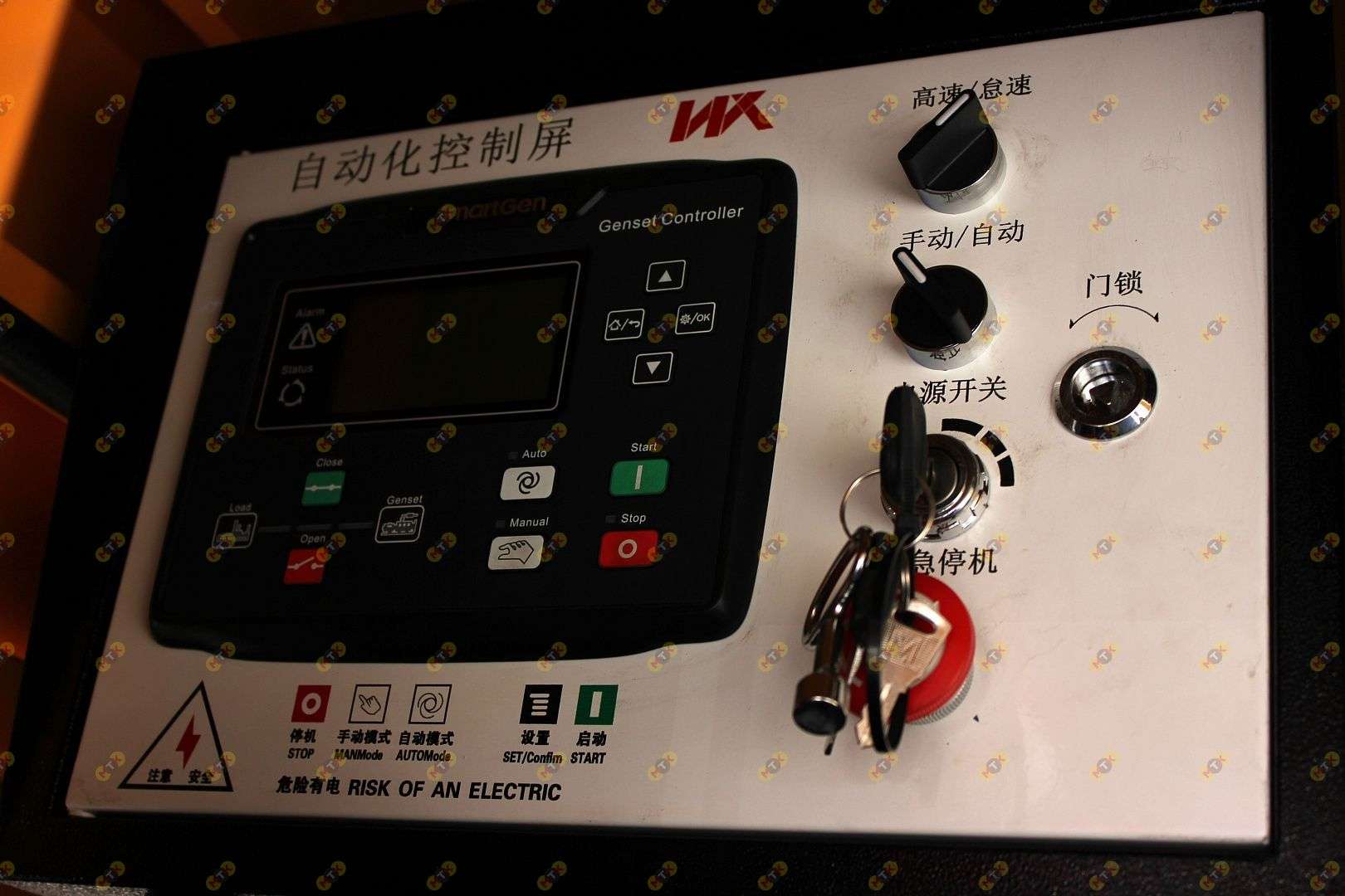 Дизельный генератор Yuchai 50 кВт в кожухе с AVR 16