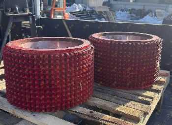 Зубчатые вальцы на двухвалковую дробилку 2PG400х250