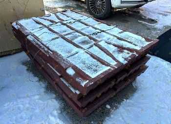 Плита подвижная/неподвижная комплект PE600×900