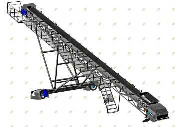Ленточный конвейер B500×25м