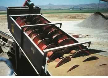 Двухшнековая пескомойка