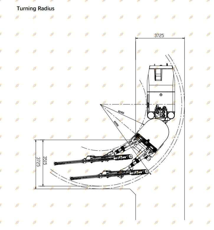 Гидравлическая буровая установка CYTJ45-2 с двумя стрелами 3
