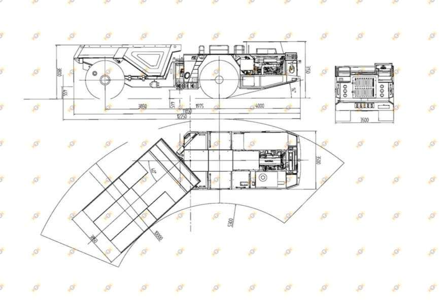 Шахтный самосвал KAMACH UK-65 3