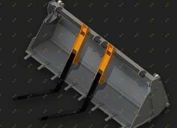 Вилы паллетные для фронтального ковша погрузчика