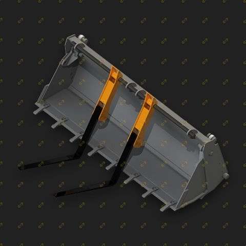 Вилы паллетные для фронтального ковша погрузчика 2