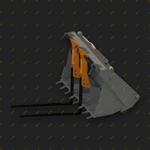 Вилы паллетные для фронтального ковша погрузчика 3