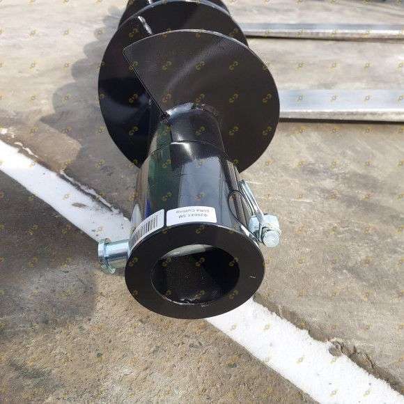 Шнек с победитовым наконечником 1,5 м, диаметр 250 мм 3