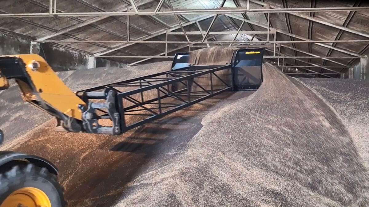 Отвал для зерна с удлинителем 4 м 9