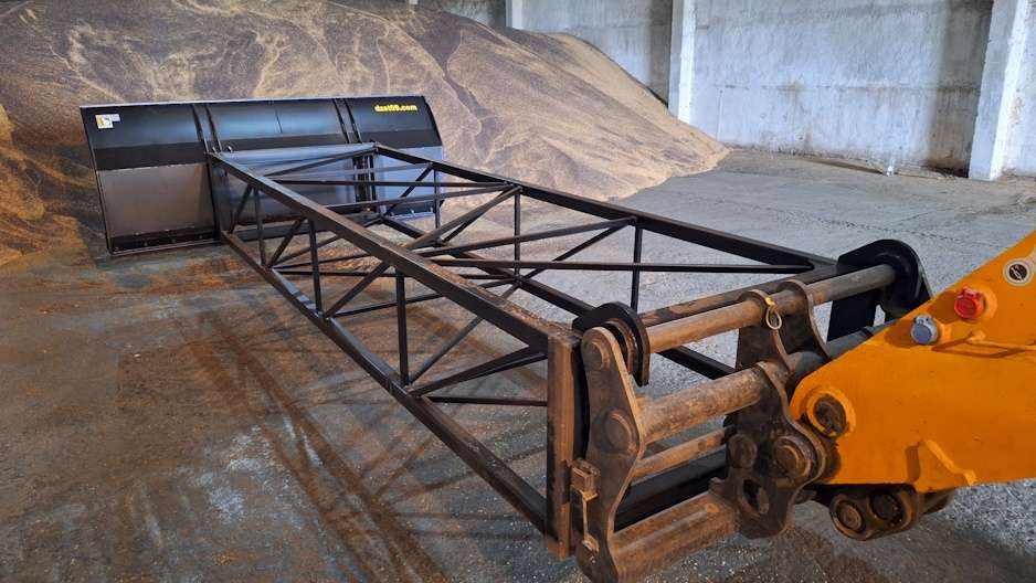 Отвал для зерна с удлинителем 4 м 2