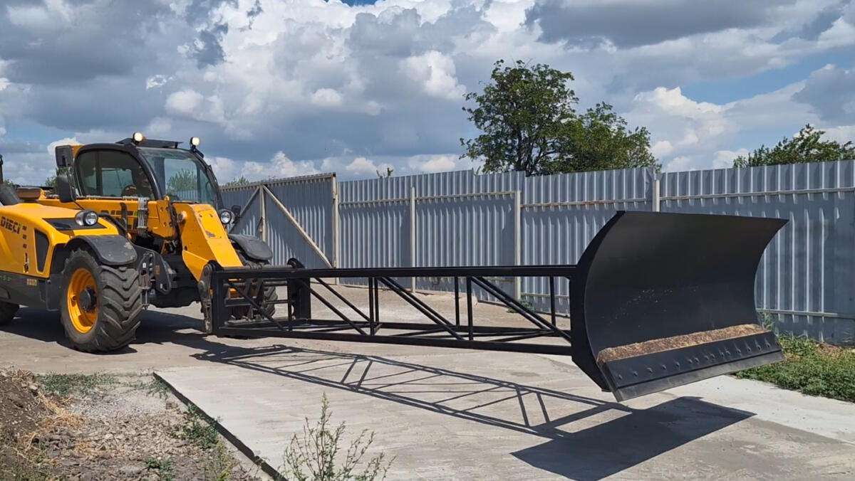 Отвал для зерна с удлинителем 4 м 5