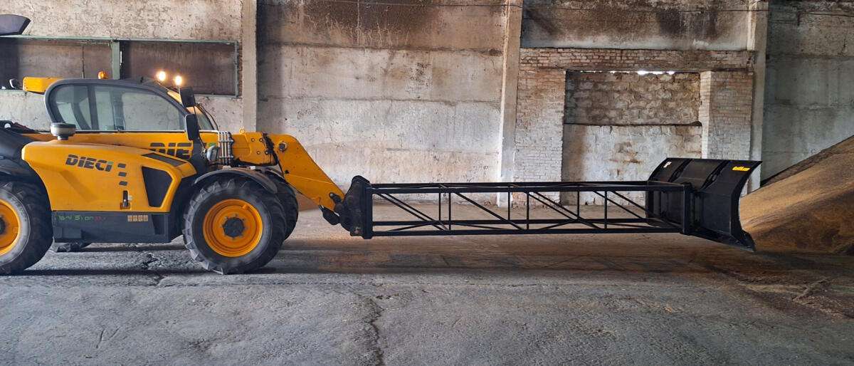 Отвал для зерна с удлинителем 4 м 4