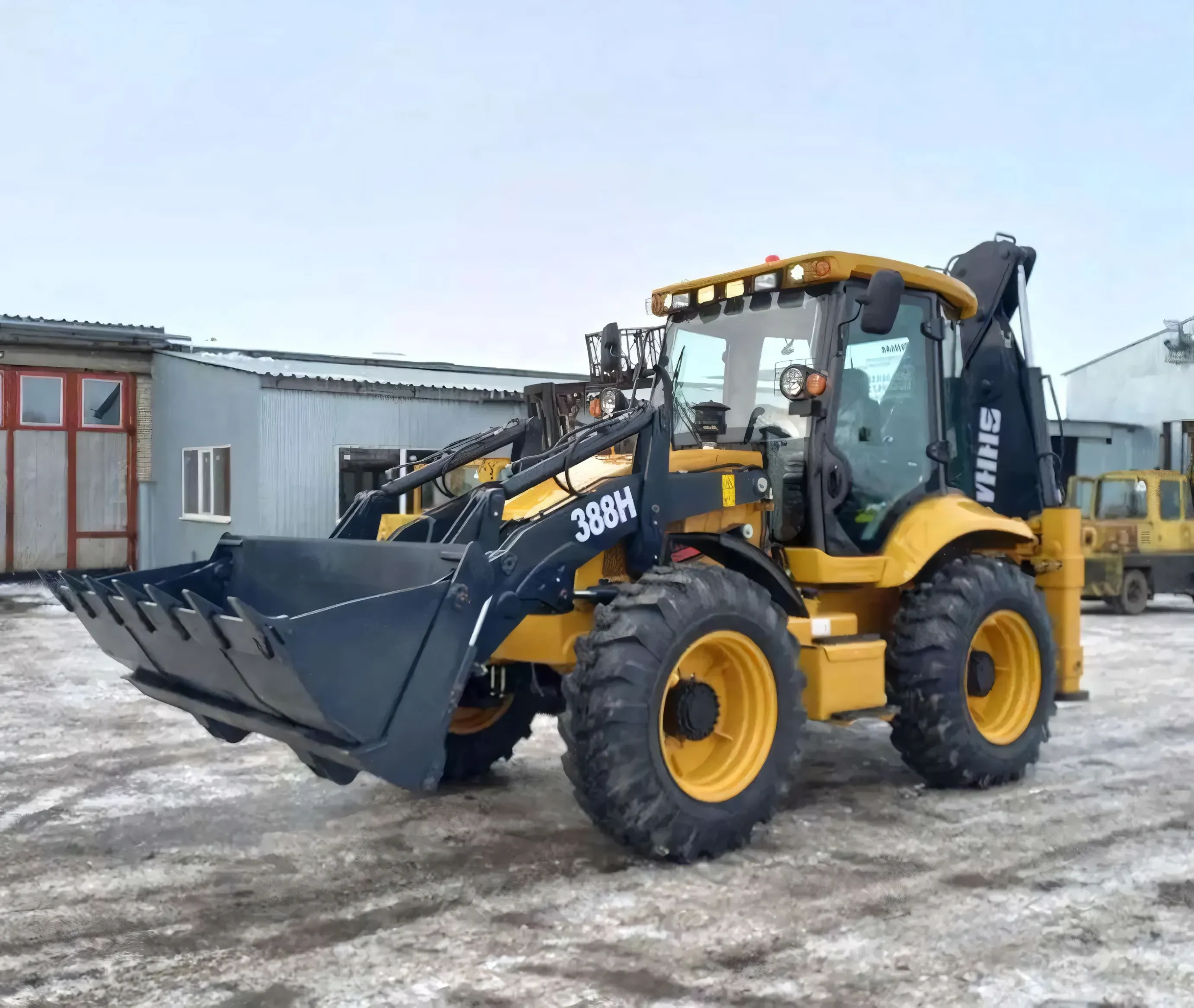 Экскаватор-погрузчик SHANMON 388H — фото
