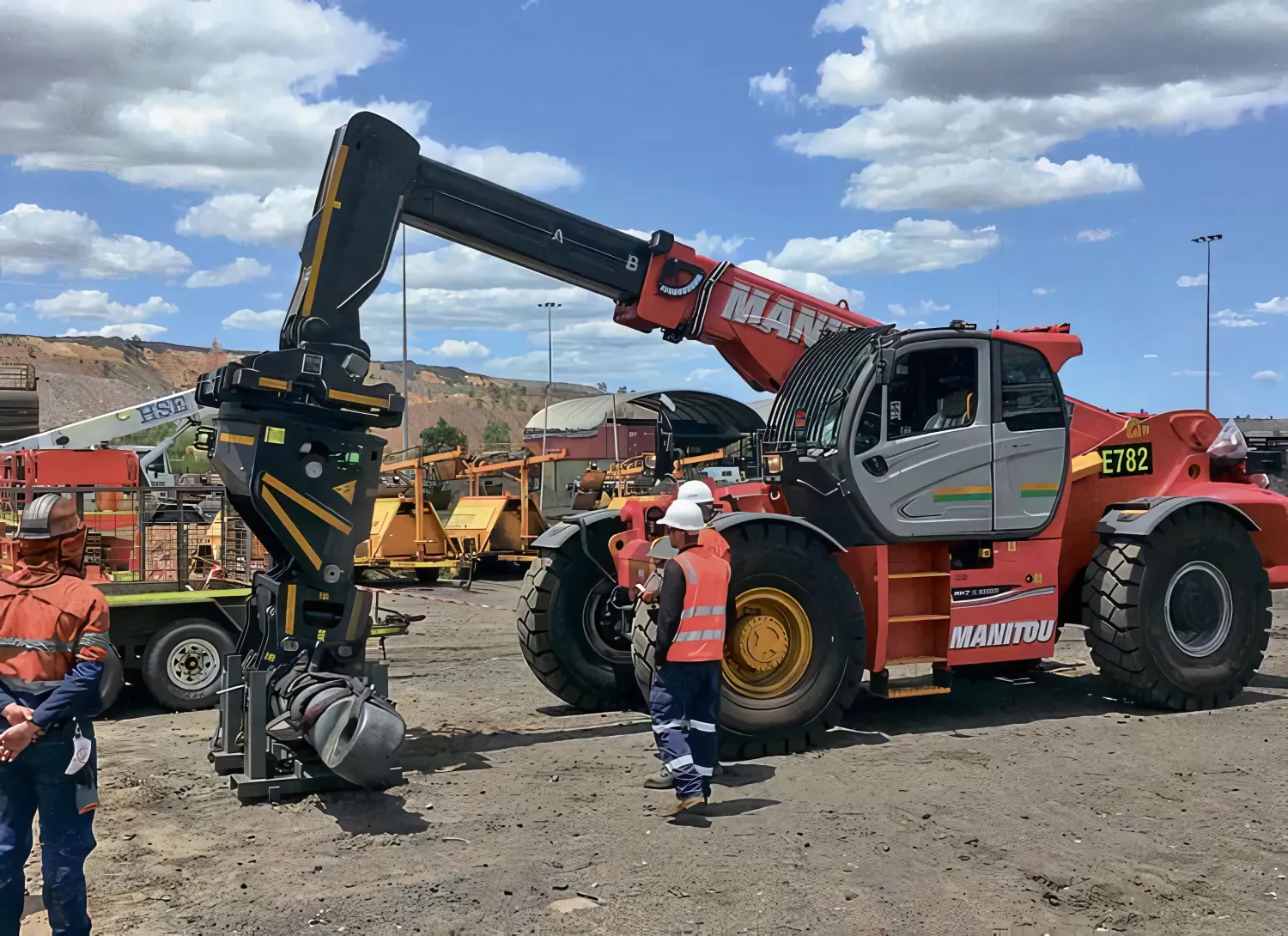 Телескопический погрузчик MANITOU MHT-X 11250 Mining — фото