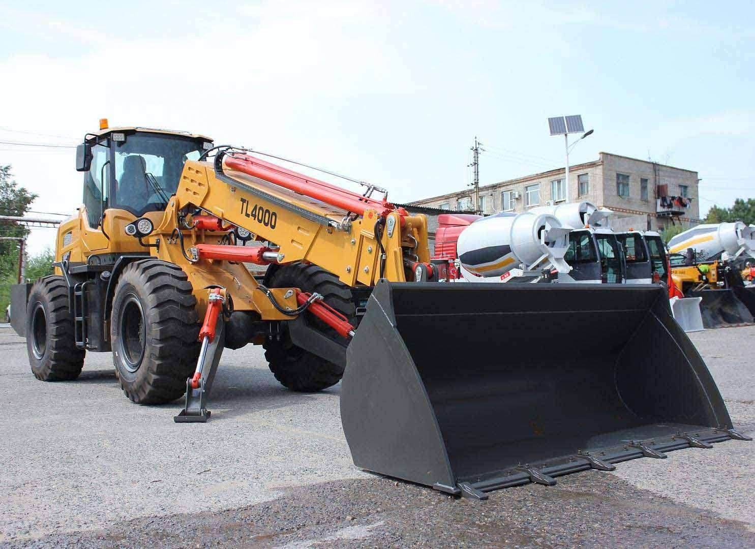 Телескопический погрузчик MTK TL4000 с аутригерами