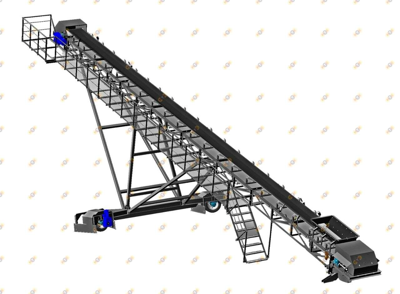 Ленточный конвейер B500×25м