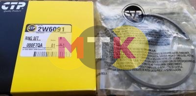 2W6091 кольца поршневые, комплект CATERPILLAR, CTP COSTEX