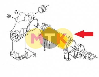 1154517, 0R8191 охладитель, теплообменник CATERPILLAR, CTP COSTEX