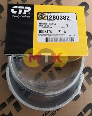 1280382 вкладыш коренной, 1 ремонт, CATERPILLAR, CTP COSTEX