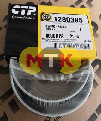 1280395 вкладыш шатунный, 1 ремонт, CATERPILLAR, CTP COSTEX