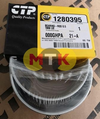 1280395 вкладыш шатунный, 1 ремонт, CATERPILLAR, CTP COSTEX