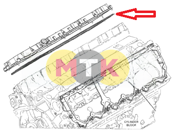2226456 прокладка корпуса клапанного механизма CATERPILLAR, CATERPILLAR