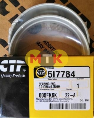 5I7784 вкладыш коренной, 1 ремонт CATERPILLAR, CTP COSTEX
