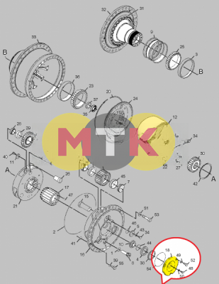 9P3474 крышка CATERPILLAR D8L, D9N, D9R, ITR USCO