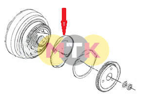 1555161 кольцо уплотнительное CATERPILLAR, ITR USCO