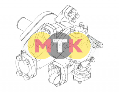 6Y3586, 3741605 насос трансмиссии CATERPILLAR, CATERPILLAR