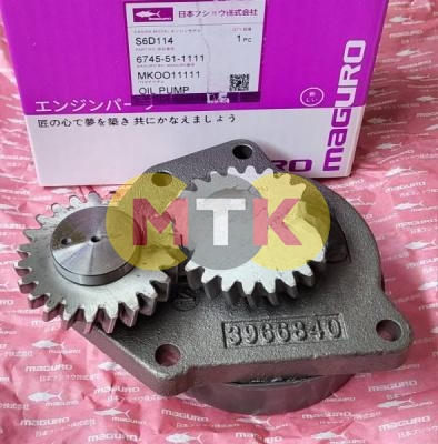6745-51-1111 масляный насос KOMATSU S6D114, MAGURO