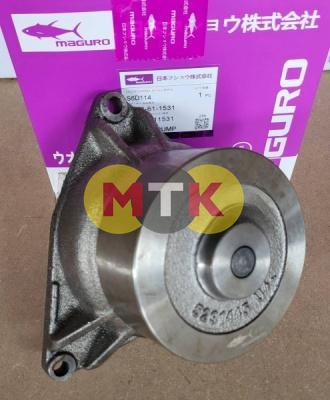 6743-61-1531 насос водяной, помпа KOMATSU S6D114, MAGURO