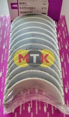 8976163580 шатунный вкладыш STD, комплект ISUZU 6HK1, MAGURO